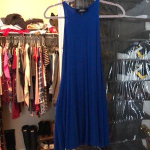 Royal blue shift dress